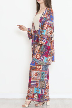 Kimono Takım Çiçekdesenli - 10553.1095. - 3