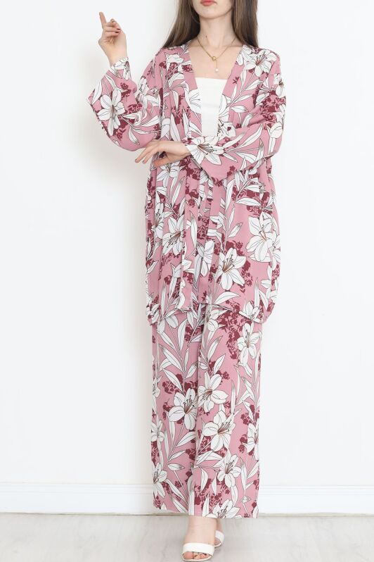 Kimono Takım Gülkurusu - 10553.1095. - 2
