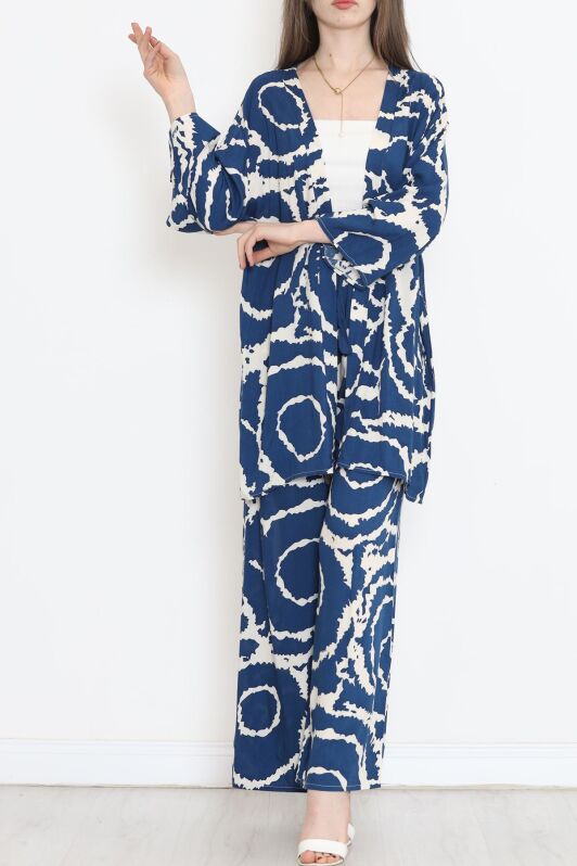 Kimono Takım İndigo - 10553.1095. - 2