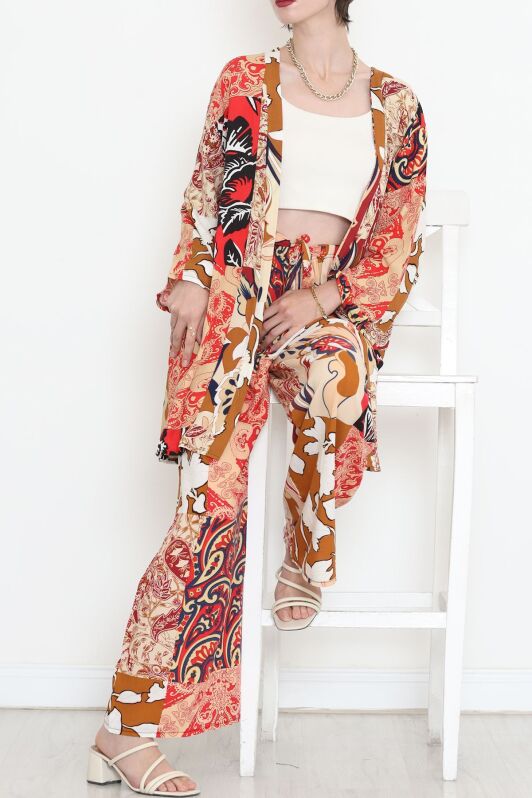 Kimono Takım Kiremit - 10553.1095. - 4
