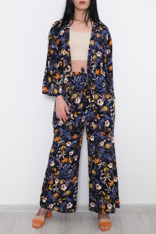 Kimono Takım Lacivert - 10553.1095. - 1