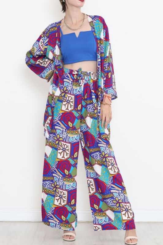 Kimono Takım Maviyeşil - 10553.1095. - 1