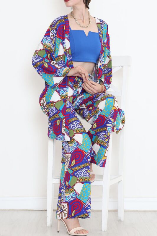 Kimono Takım Maviyeşil - 10553.1095. - 4