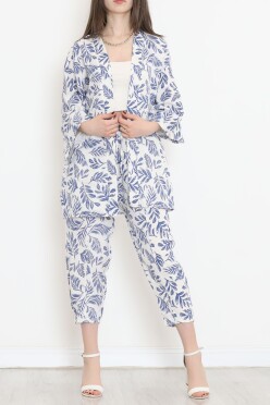 Kimono Takım Saks - 152342.701. - 1