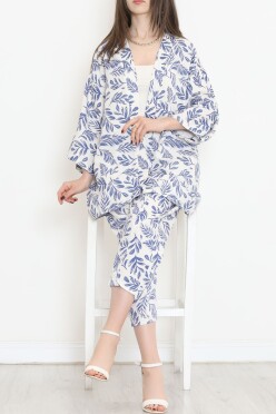 Kimono Takım Saks - 152342.701. - 3