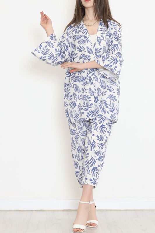 Kimono Takım Saks - 152342.701. - 4