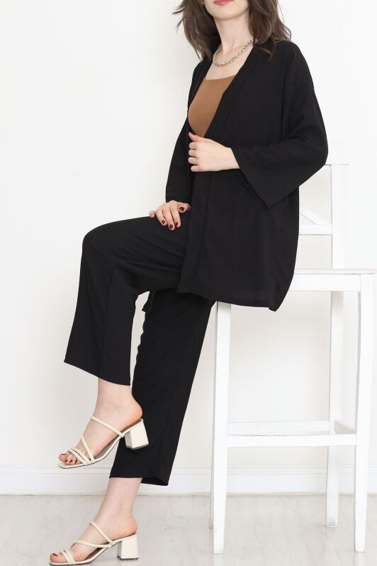 Kimono Takım Siyah - 12176.1254. - 4