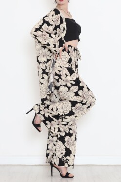 Kimono Takım Siyahbej - 10553.1095. - 3