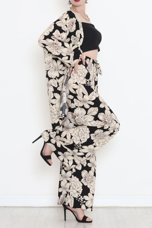 Kimono Takım Siyahbej - 10553.1095. - 3