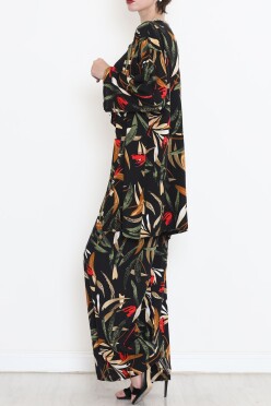 Kimono Takım Siyahyeşil - 10553.1095. - 4