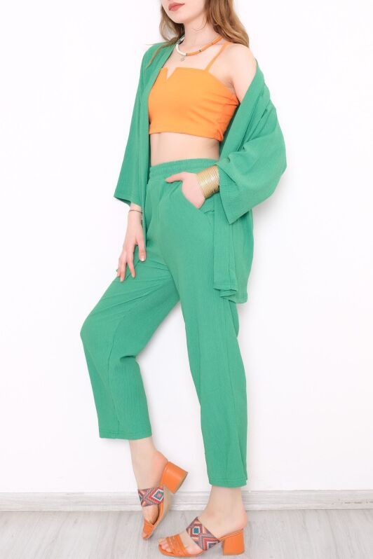 Kimono Takım Yeşil - 10756.1254. - 3
