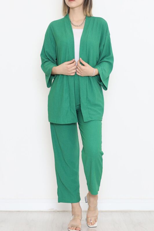 Kimono Takım Yeşil - 12176.1254. - 1