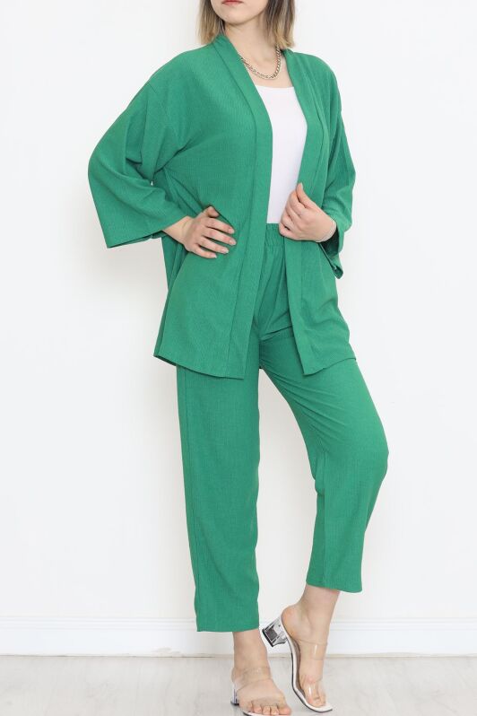Kimono Takım Yeşil - 12176.1254. - 3
