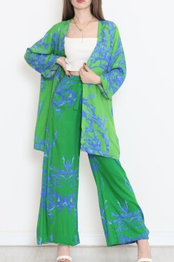 Kimono Takım Yeşilmavi - 10553.1095. - 1