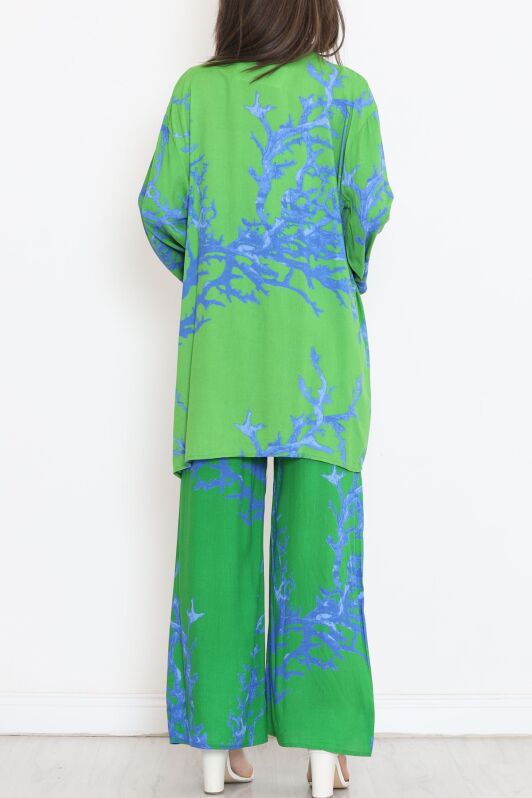 Kimono Takım Yeşilmavi - 10553.1095. - 4