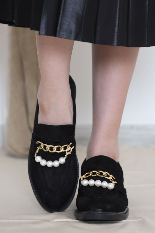 Loafer Ayakkabı Süetsiyah - 15129.1778. - 1