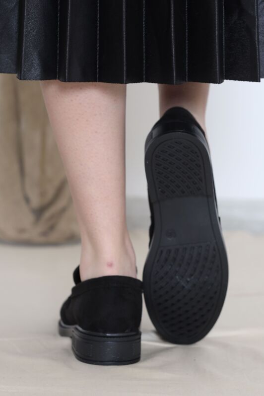 Loafer Ayakkabı Süetsiyah - 15129.1778. - 4