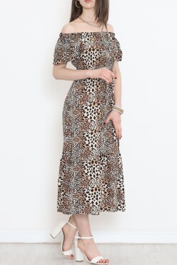 Madonna Yaka Elbise Leopar - 152335.701. - 2