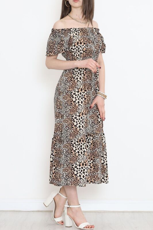 Madonna Yaka Elbise Leopar - 152335.701. - 2