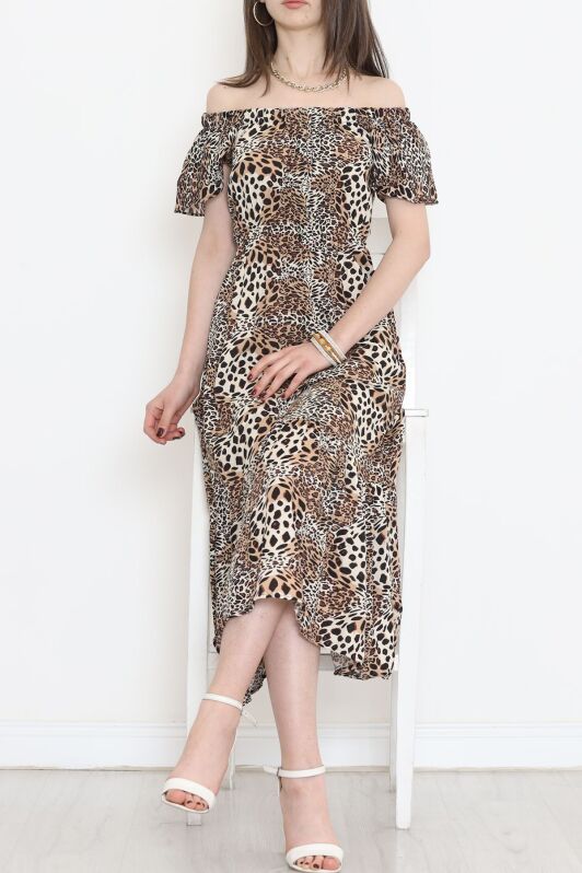 Madonna Yaka Elbise Leopar - 152335.701. - 3