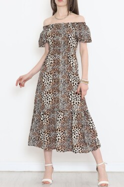 Madonna Yaka Elbise Leopar - 152335.701. - 4