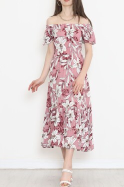 Madonna Yaka Elbise Pembe - 152335.701. - 1