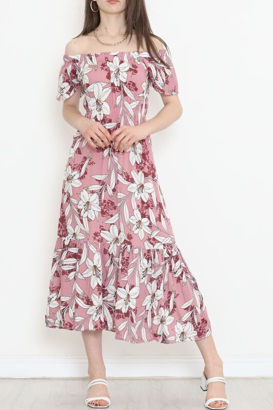 Madonna Yaka Elbise Pembe - 152335.701. - 2