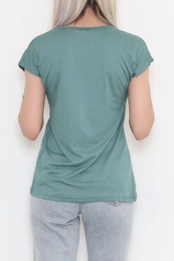 Önü Pullu Bluz Koyumint - 11363.599. - 5