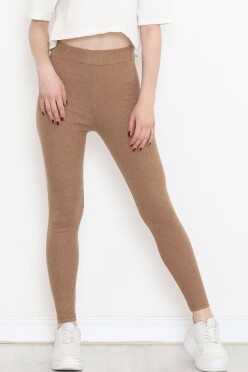 Örme Kaşe Tayt Camel - 10158.1567. - 1