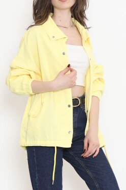 Oversize Ceket Sarı - 2295.1367. - 3