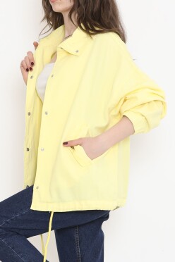 Oversize Ceket Sarı - 2295.1367. - 4