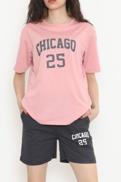Oversize Şortlu Takım Füme - 12630.5238. - 1