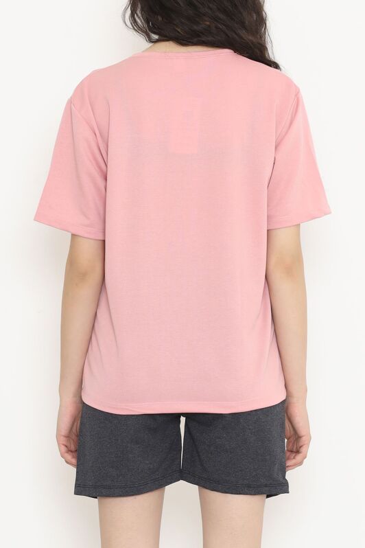 Oversize Şortlu Takım Füme - 12630.5238. - 5