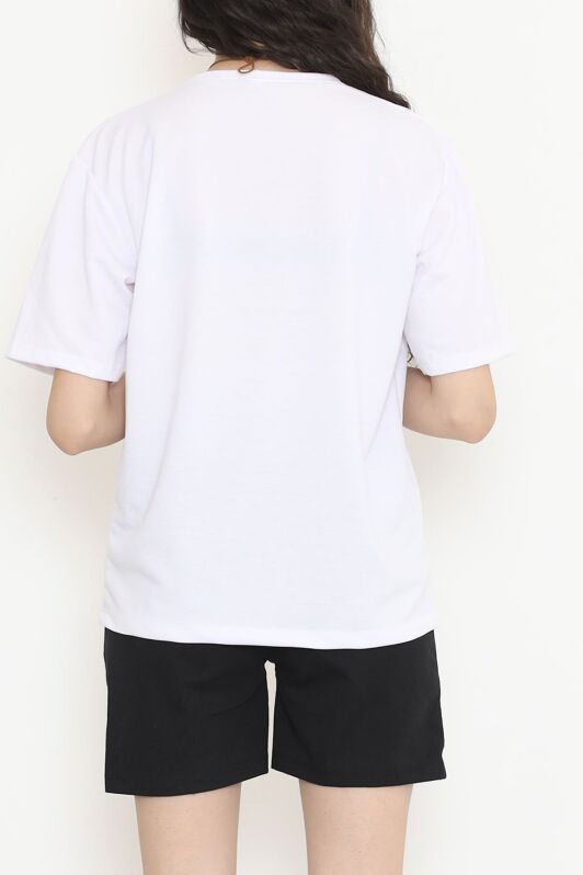 Oversize Şortlu Takım Siyah - 12630.5238. - 5