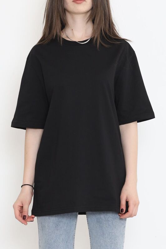 Oversize Tişört Siyah - 17364.1059. - 1