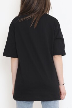 Oversize Tişört Siyah - 17364.1059. - 5