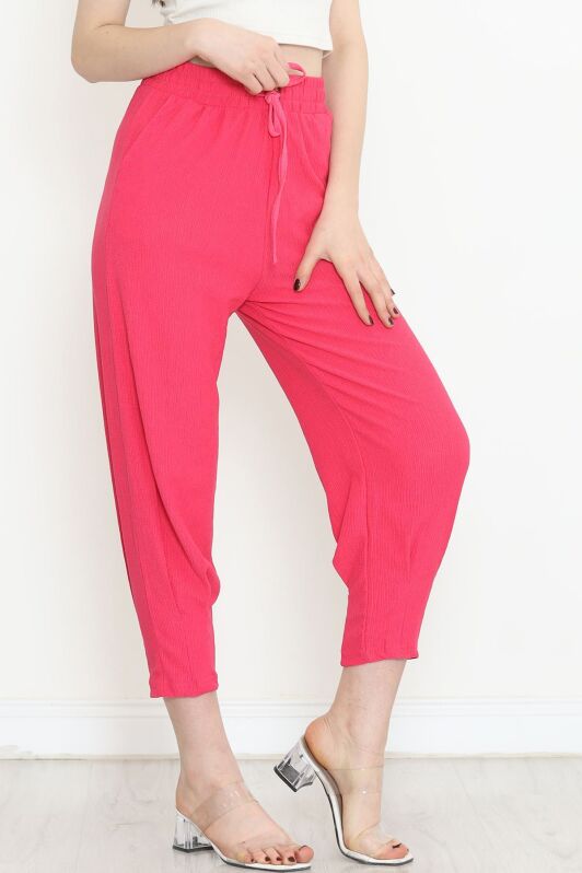 Paça Dikişli Pantolon Fuşya - 6699.1254. - 2