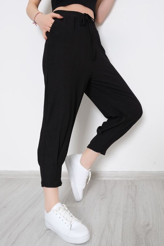 Paça Dikişli Pantolon Siyah - 6699.1254. - 1