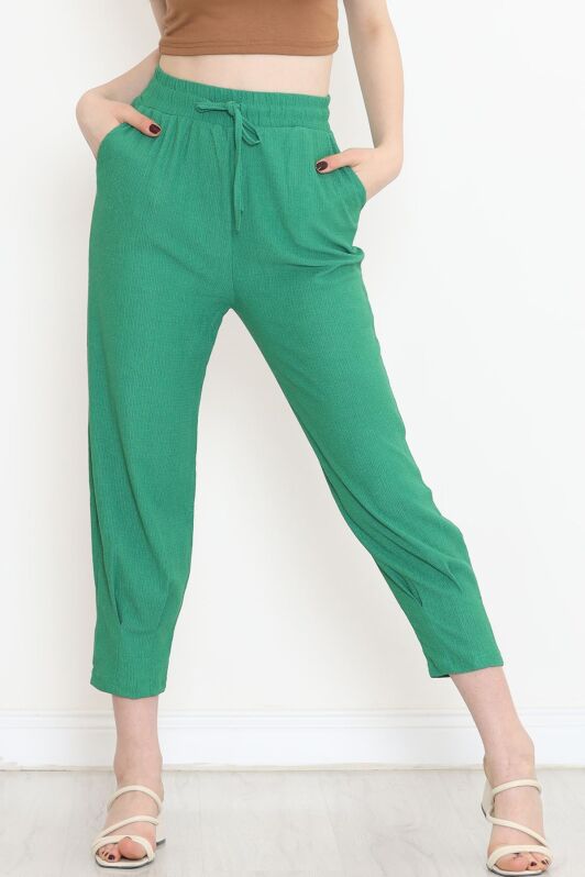 Paça Dikişli Pantolon Yeşil - 6699.1254. - 1