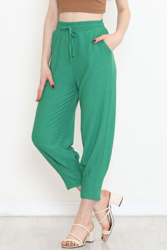 Paça Dikişli Pantolon Yeşil - 6699.1254. - 2