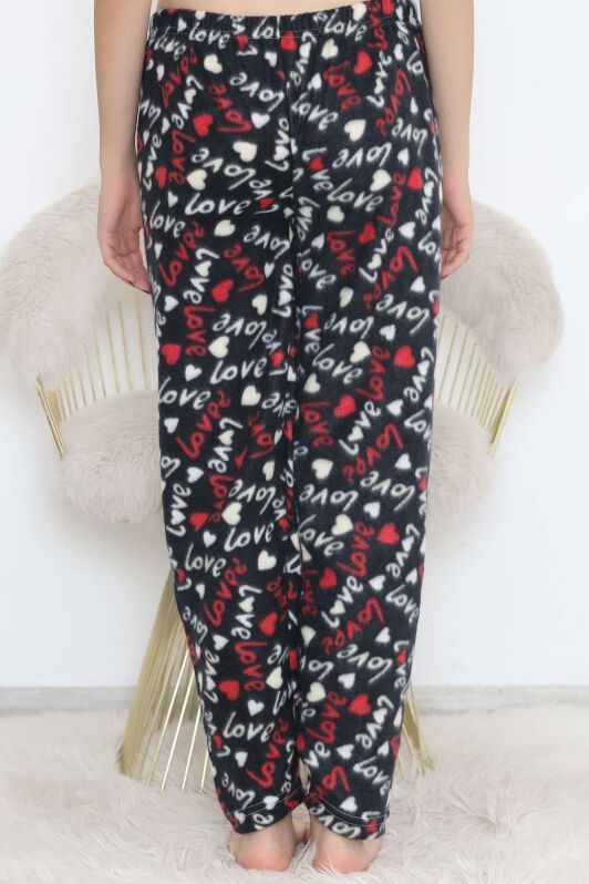 Polar Pijama Altı Siyahkalpli - 11858.1048. - 5