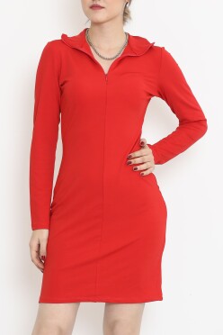 Polo Yaka Elbise Kırmızı - 12541.631. - 1