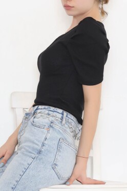 Prenses Kol Bluz Siyah - 11697.1567. - 4
