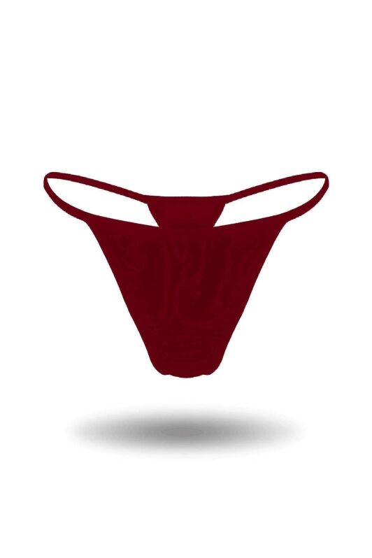 Saten String Külot Bordo - 1120.1364. - 1