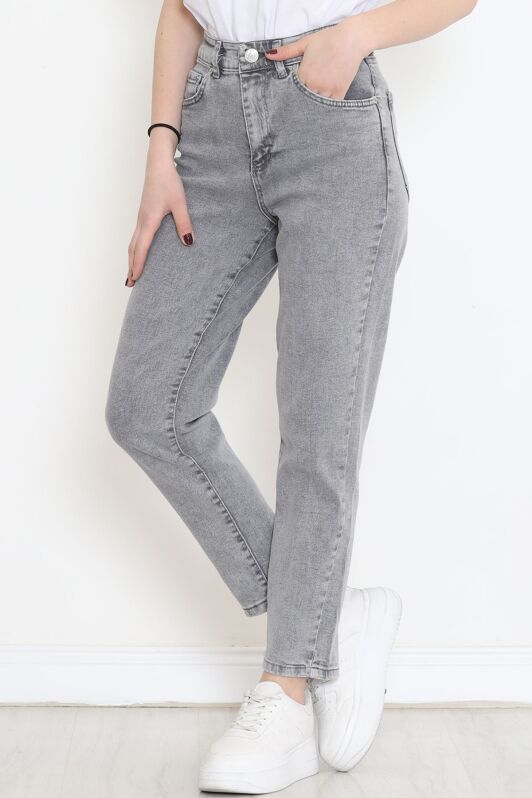Süper Likra Kot Pantolon Açıkgri - 473737.1431. - 1