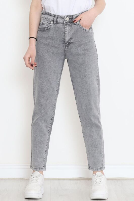 Süper Likra Kot Pantolon Açıkgri - 473737.1431. - 3