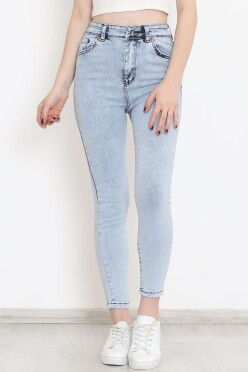 Süper Likra Kot Pantolon Buzmavi2 - 9815.1431. - 1