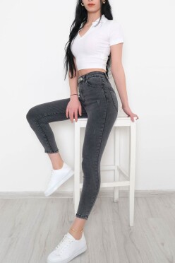 Süper Likra Kot Pantolon Füme4 - 9815.1431. - 4