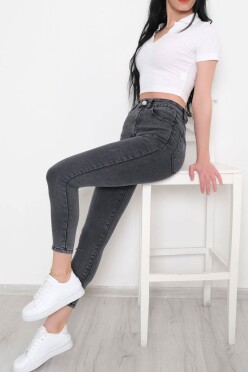 Süper Likra Kot Pantolon Füme4 - 9815.1431. - 5