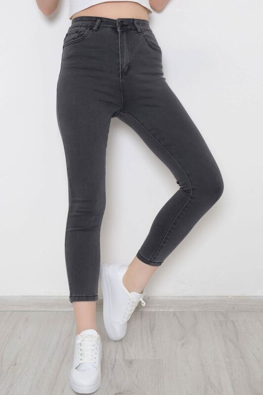 Süper Likra Kot Pantolon Füme5 - 9815.1431. - 3